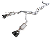 AWE 0FG Exhaust Suite for 2021+ Cadillac Escalade 6.2L - Quad Diamond Black Tips