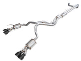 AWE 0FG Exhaust Suite for 2021+ Cadillac Escalade ESV 6.2L - Quad Diamond Black Tips